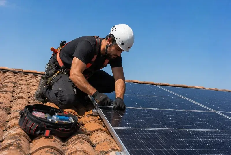 Maintenance et monitoring de panneaux solaires à Esquelbecq