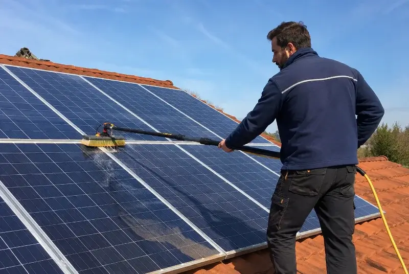 Nettoyage et entretien de panneaux solaires à Esquelbecq